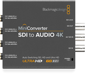 Mini Converter SDI to Audio 4K