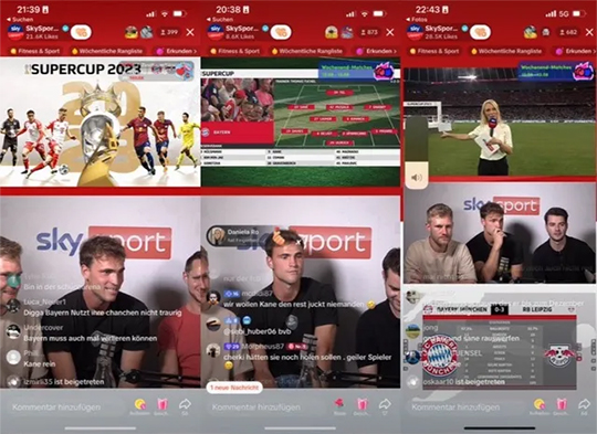 VizrtがSky Sports Germanyと提携し、TikTokで初のマルチスクリーン縦型サッカー試合をストリーミング配信