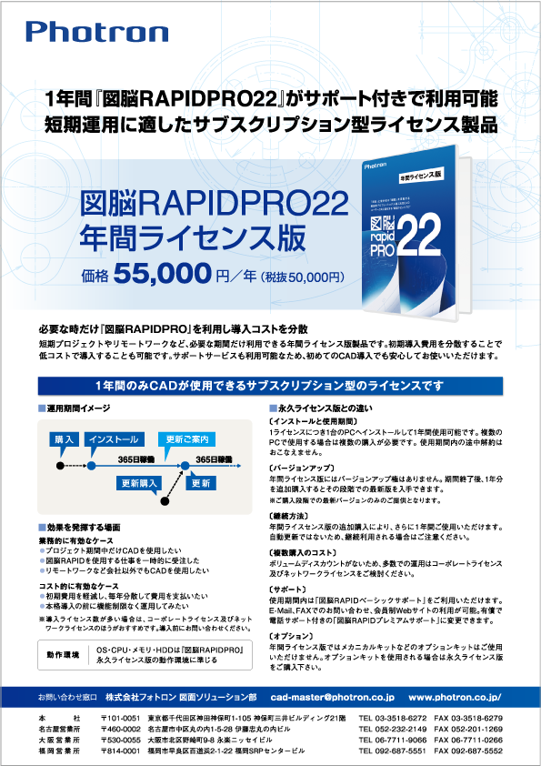 図脳RAPIDPRO22 年間ライセンス