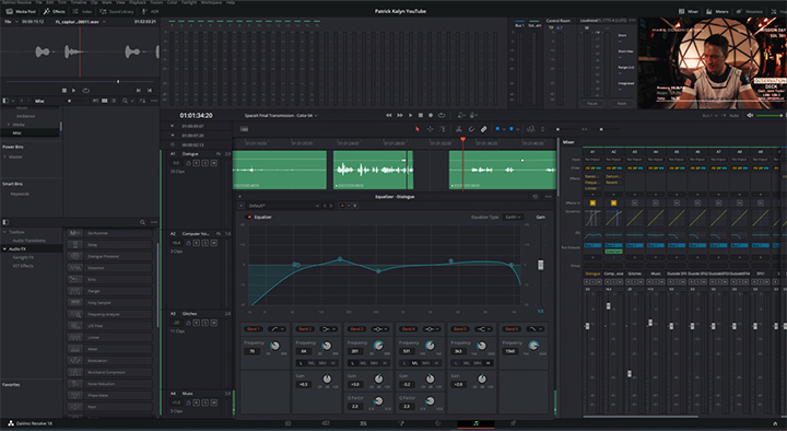 パトリック・ケイリン監督が、SF短編にDaVinci Resolve StudioのFusionおよびFairlightを使用